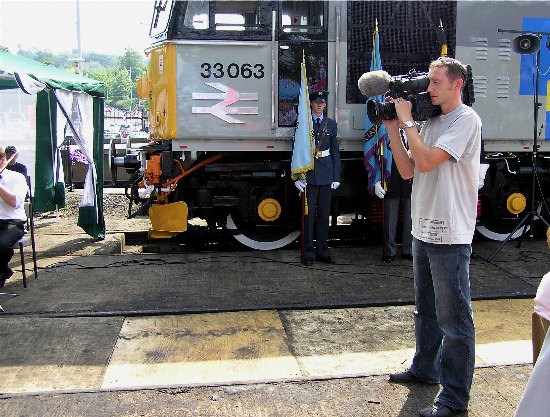 Meridian Television covering the event