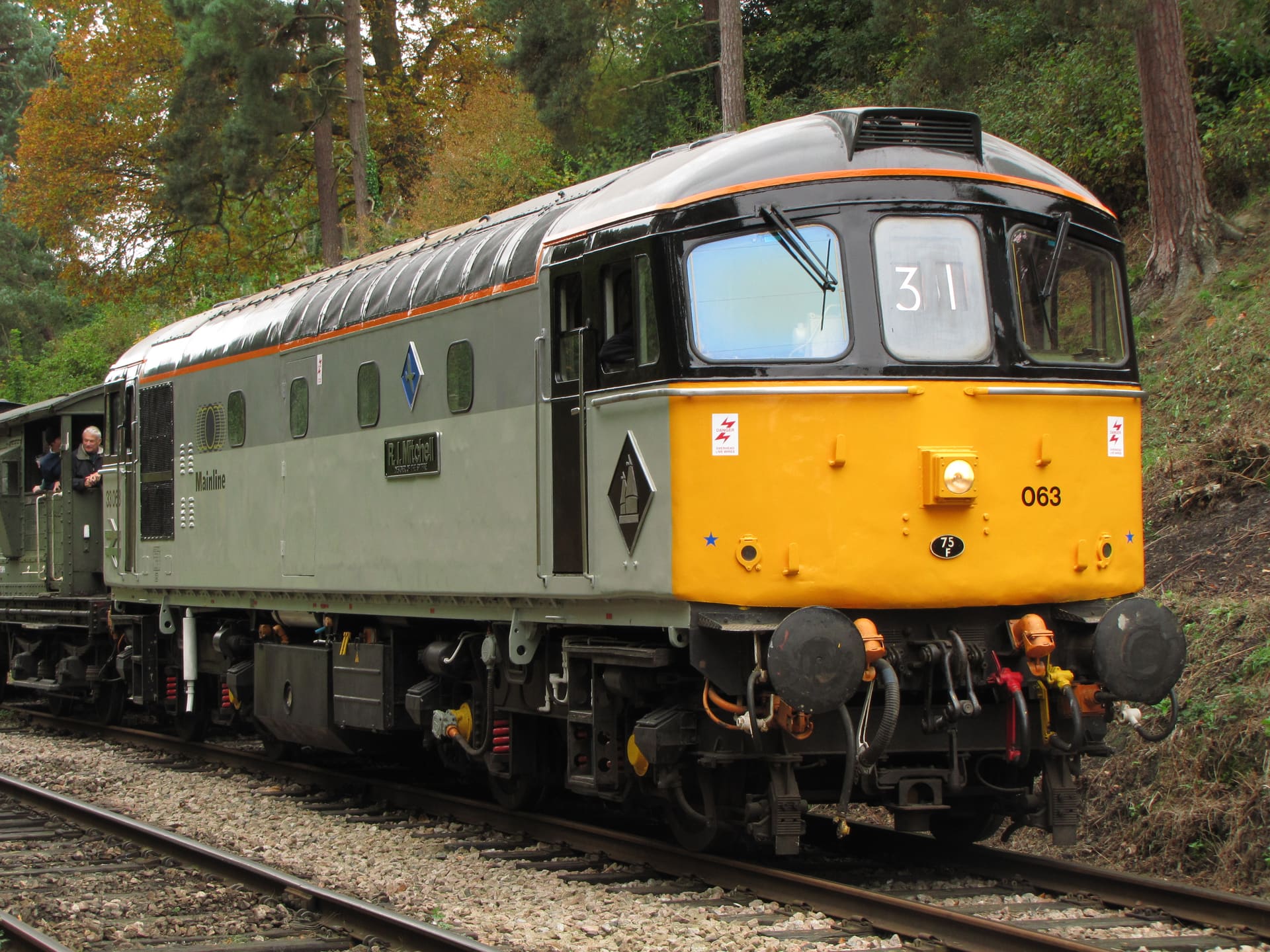 Class 33 Crompton 33063 at the Spa Valley Railway